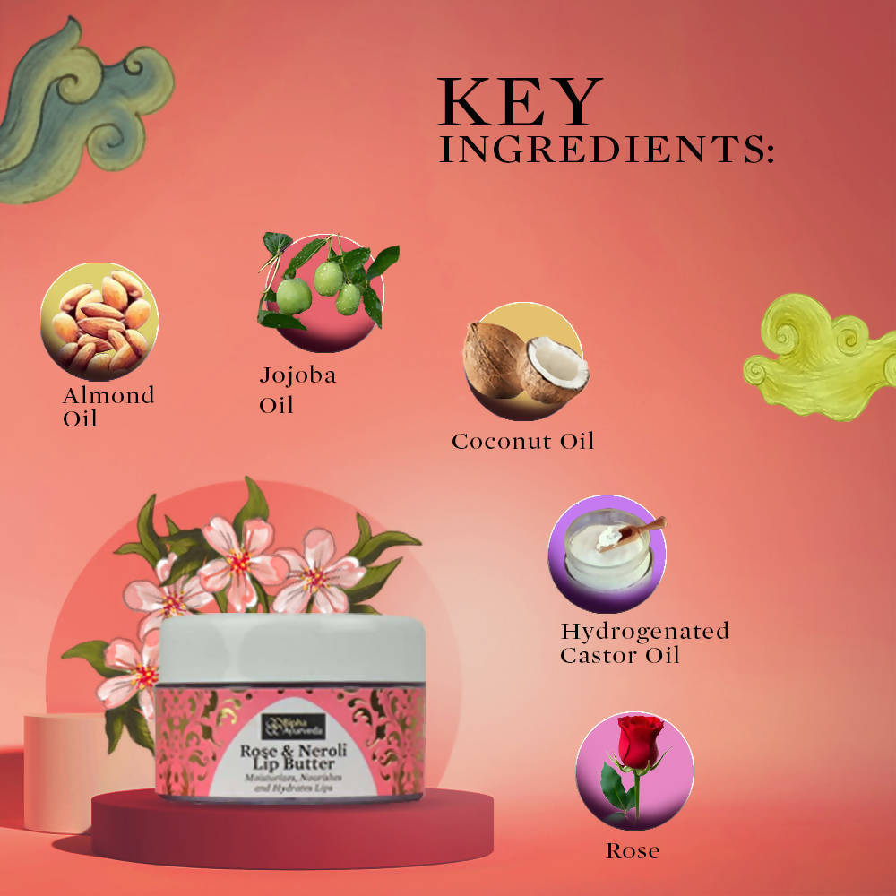 Bipha Ayurveda Rose & Neroli Lip Butter