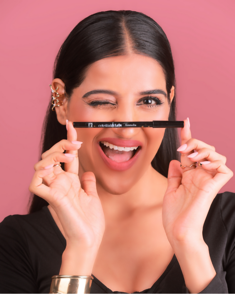 Ammoha Cosmetics Black waterproof Kohl Pencil