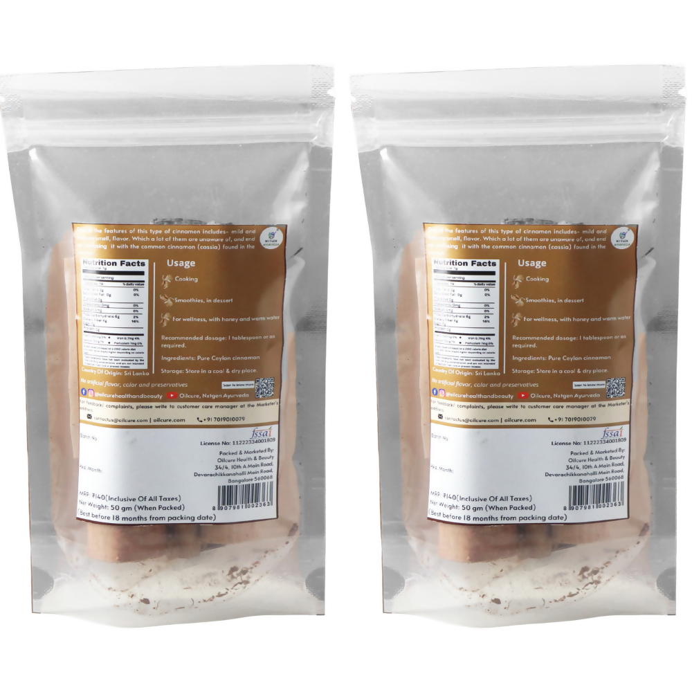 Nxtgen Ayurveda Ceylon Cinnamon Sticks - Distacart