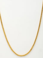 NVR Men's Gold-Polished Stainless Steel Chain