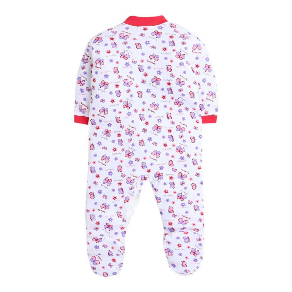 Daddy - G Rompers/Sleepsuits/Jumpsuit /Night Suits for New Born Babies - Purple