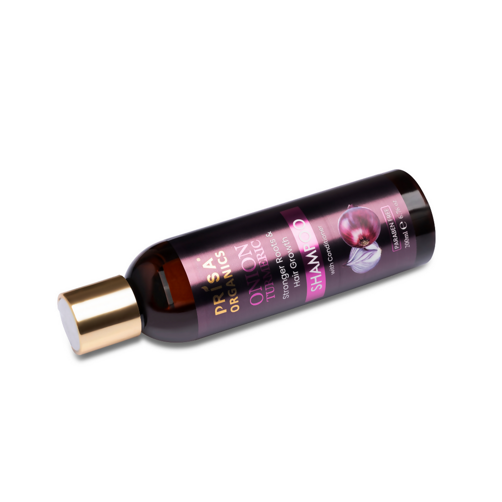 Prisa Organics Onion & Turmeric Shampoo - Distacart