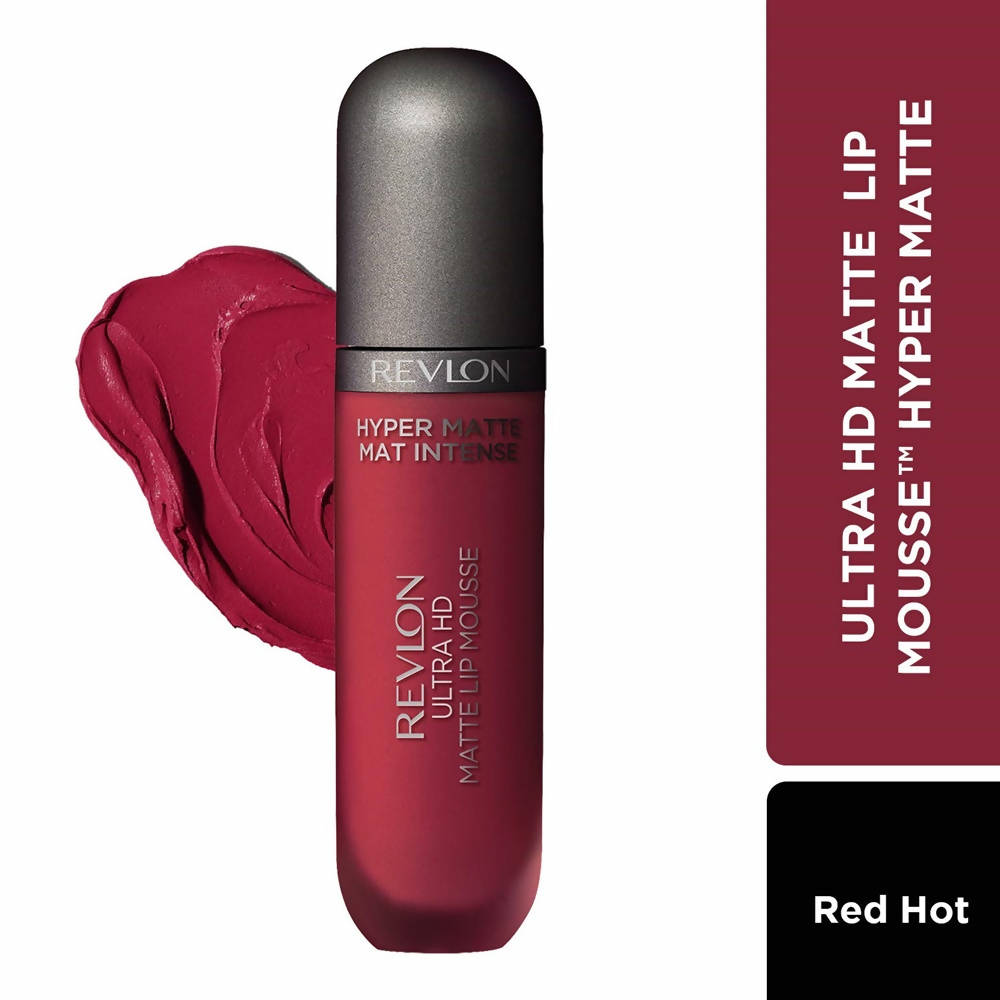Revlon Hyper Matte Mat Intense Ultra Hd Matte Lip Mousse - Red Hot