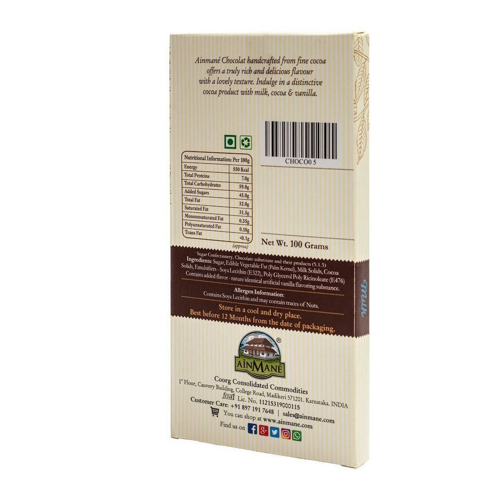 Ainmane Handcrafted Cocoa Bar - Distacart