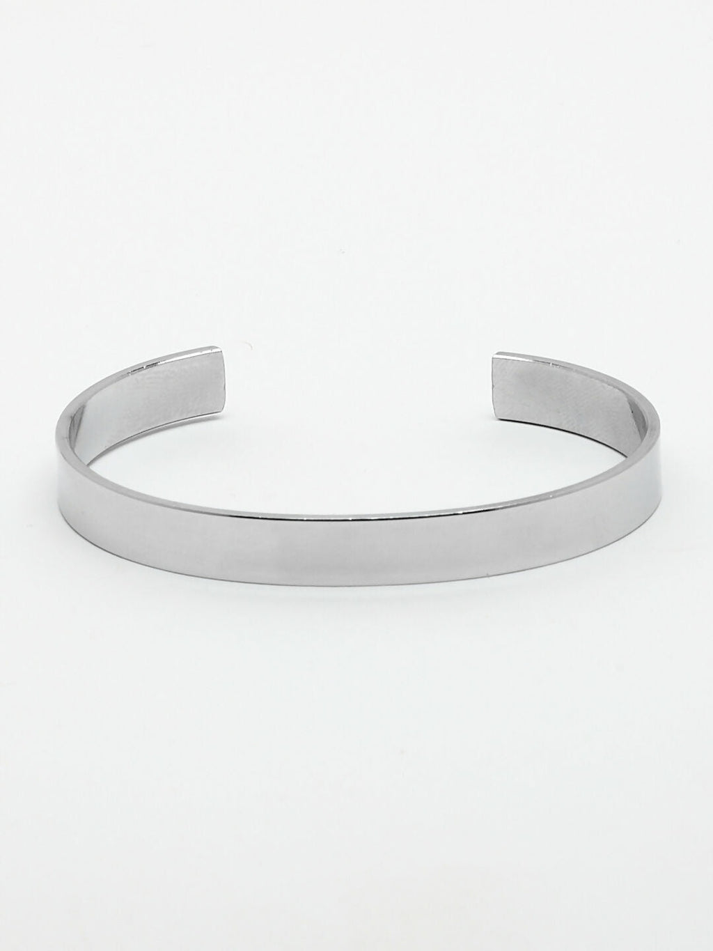 NVR Men's Set of 2 Black & Silver Stainless Steel Cuff Bracelet - Distacart