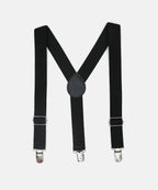 Manet Boys Solid Suspenders - Black