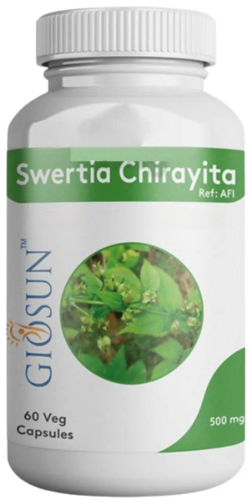 Giosun Swertia Chirayita Veg Capsules - Distacart