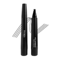 Gleva Eyebrow Pen with 4 Micro-Fork Tip Applicator - Black