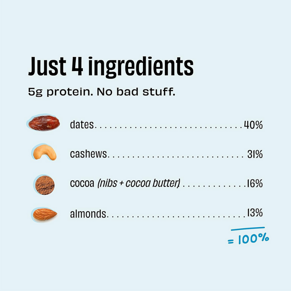 The Whole Truth Energy Bars - Almond Choco Fudge - Distacart