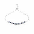 Nuyug Blue Emerald Radiance Anti Tarnish Bracelet - Distacart