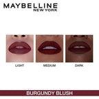 Maybelline New York Color Sensational Creamy Matte Lipstick / 696 Burgundy Blush - Distacart
