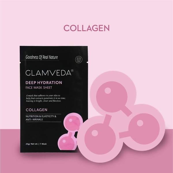 Glamveda Collagen Anti Ageing & Elasticity Sheet Mask