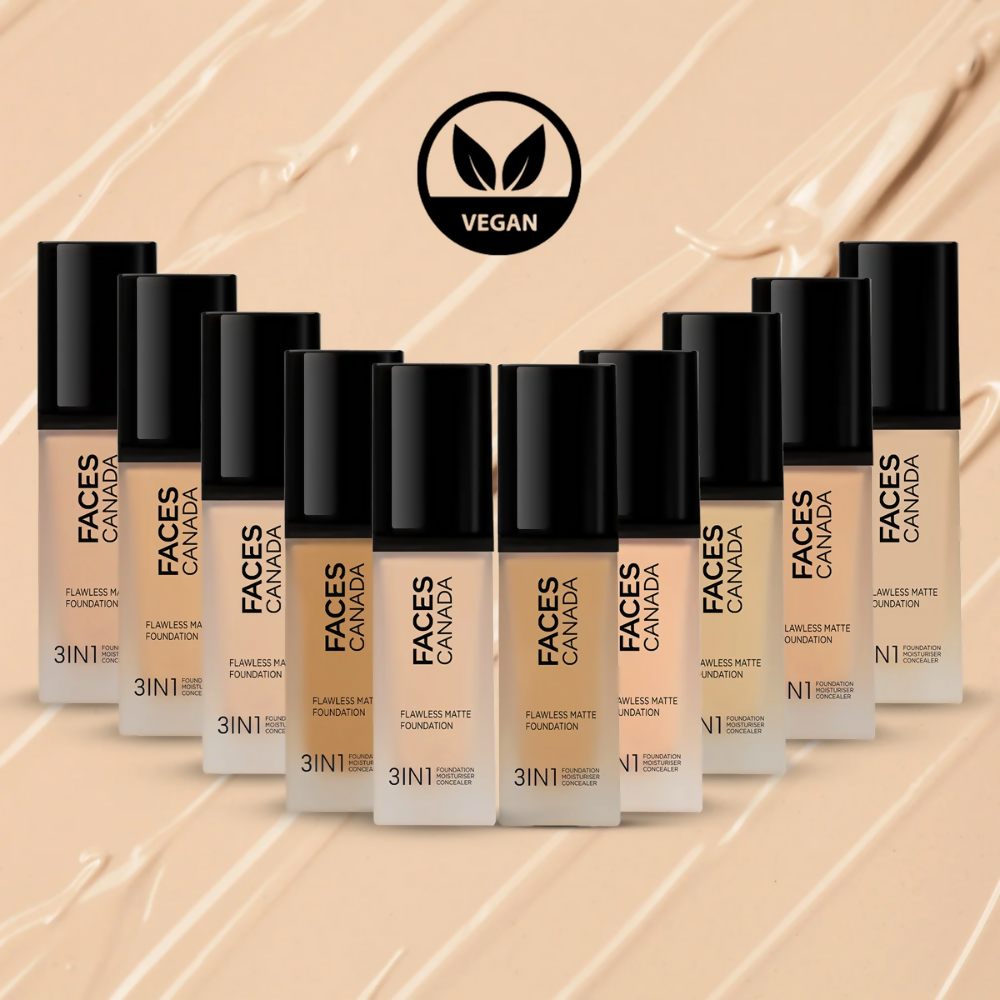 Faces Canada Flawless Matte Foundation - Medium Natural 022