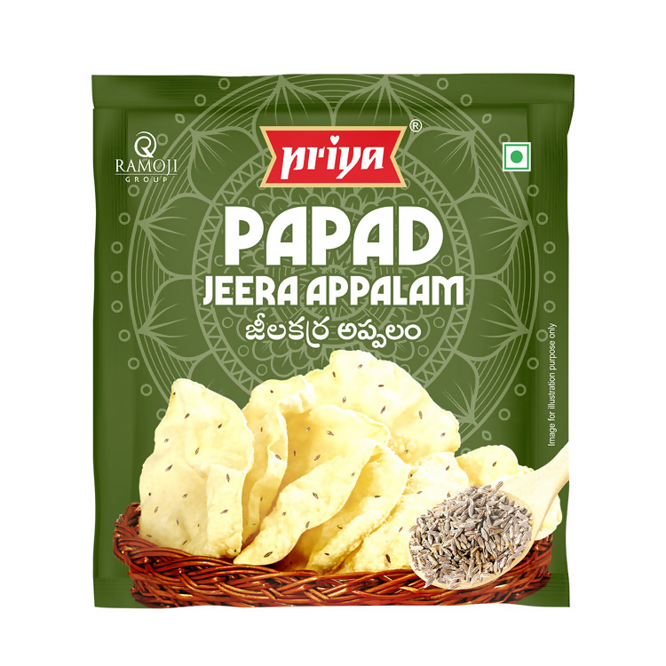 Priya Papad Jeera Appalam - Distacart