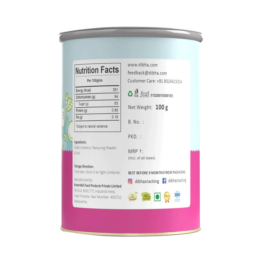Dibha Dried Masala Cranberry