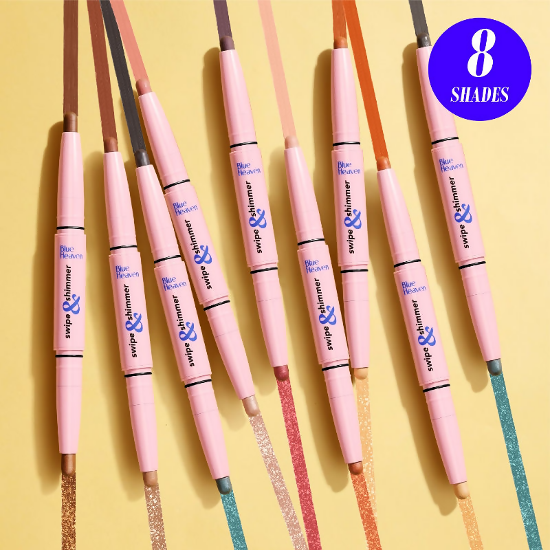 Blue Heaven Swipe & Shimmer Extreme Hold Eyeshadow Stick - Plum Berry Paint