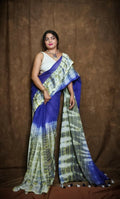 Exclusive Collection Violet Black Beautiful Super Soft Most Comfortable Pure Mul Cotton Saree - Distacart