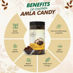 Farm Naturelle Chatpata Jaggery Amla Candy - Tangy