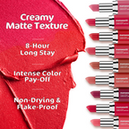 Mamaearth Creamy Matte Long Stay Lipstick - Rose Nude
