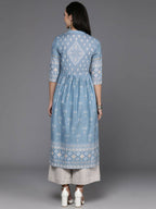 Ahalyaa Women's Traditional wear Kurta - Powder Blue