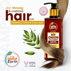 The Indie Earth Advanced Red Onion Hair Care Trio