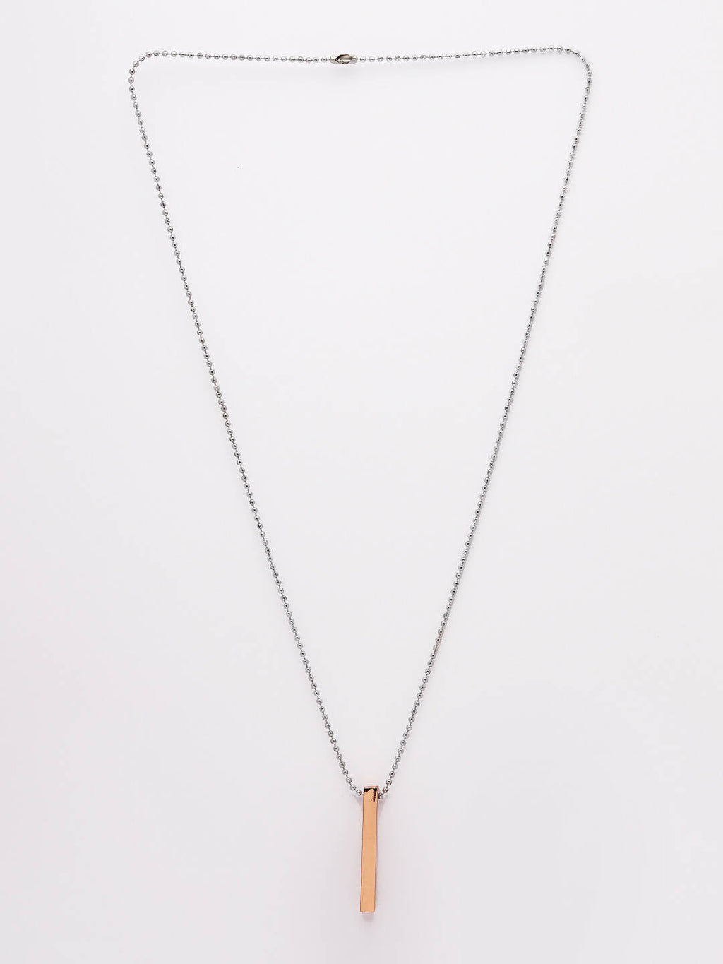 NVR Men Copper Plated Geomatric Pendent With Chain