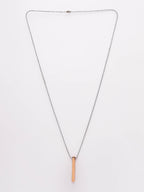 NVR Men Copper Plated Geomatric Pendent With Chain