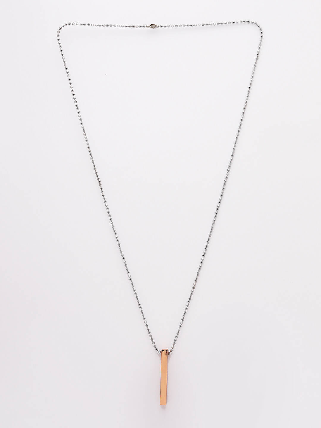 NVR Men Copper Plated Geomatric Pendent With Chain