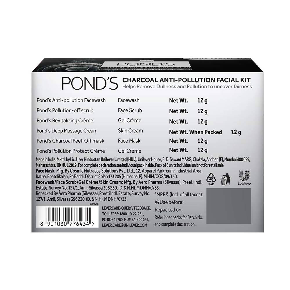 Ponds Charcoal Anti-pollution Home Facial Kit