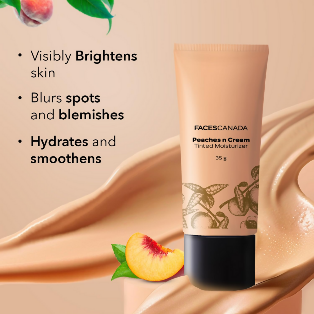 Faces Canada Peaches N Cream Tinted Moisturizer - Light 01 - Distacart