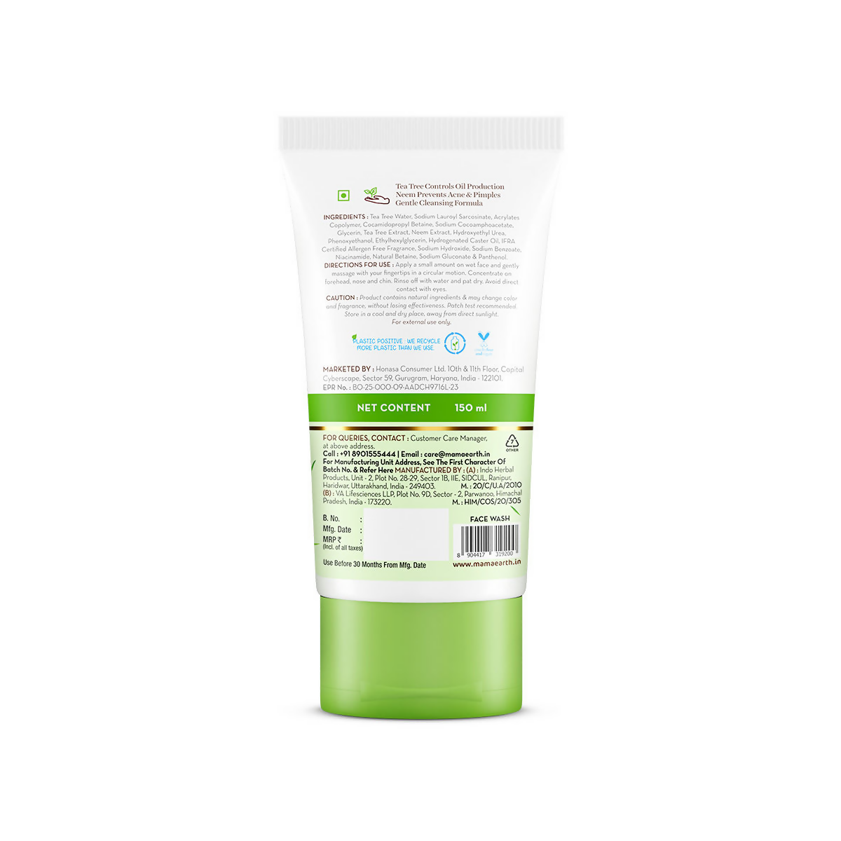 Mamaearth Tea Tree Oil Control Face Wash