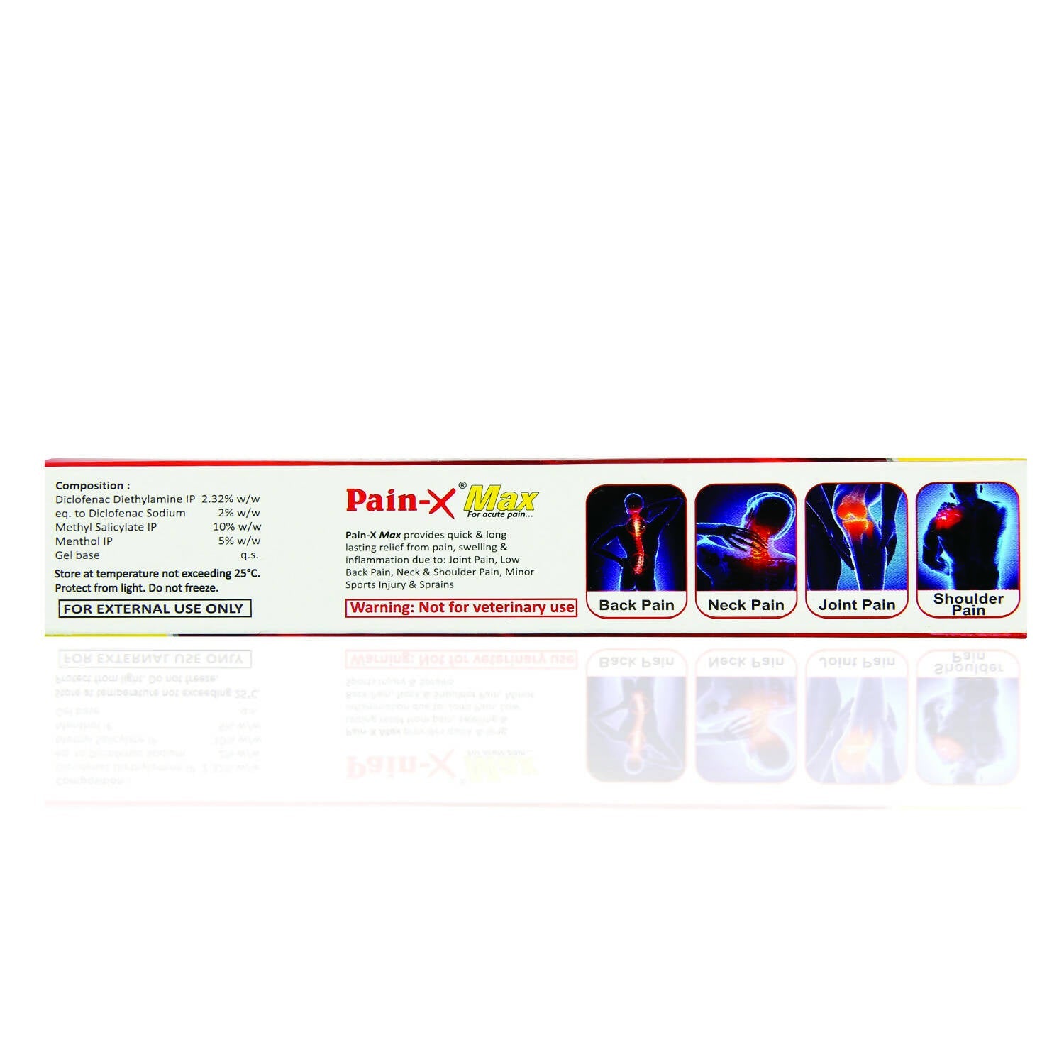 Dr. Morepen Pain-X Max Body Pain Relief Gel - Distacart