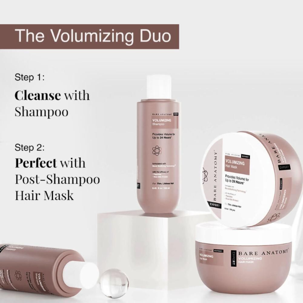 Bare Anatomy Expert Volumizing Shampoo &  Hair Mask Kit