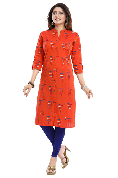 Snehal Creations Casual Cotton Printed Kurti