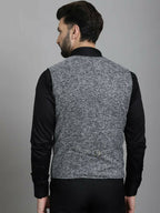 Even Apparels Solid Waistcoat - Blue