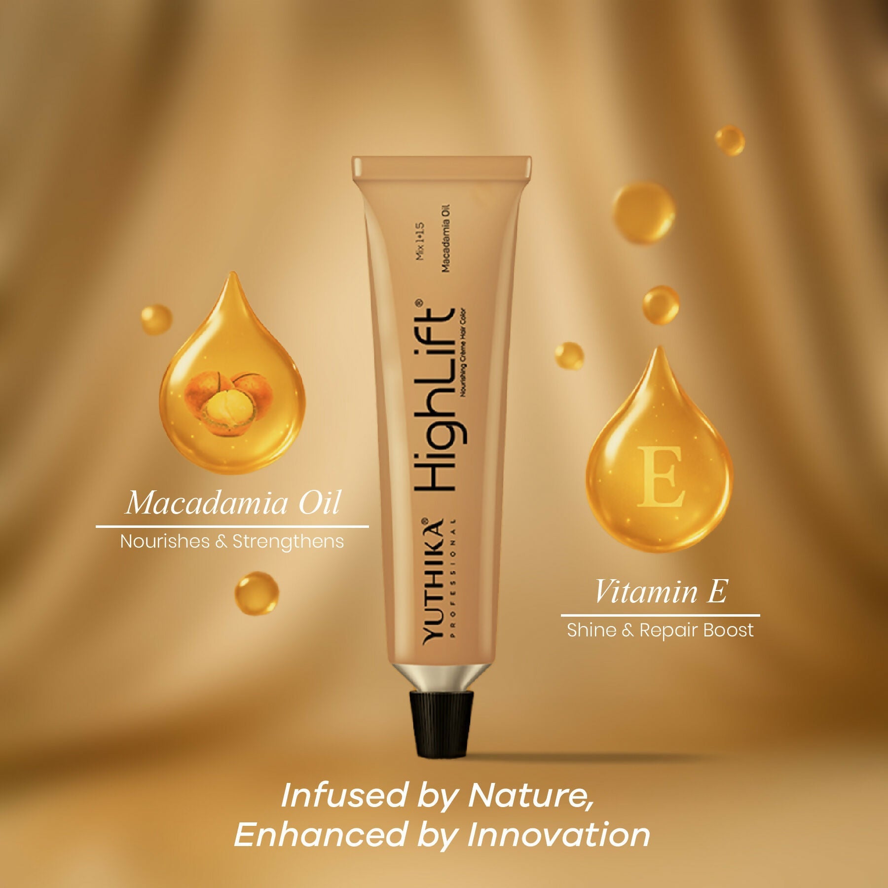 Yuthika Professional High lift Creme Hair Colour 12.7 Very Light Matte Brown - Distacart