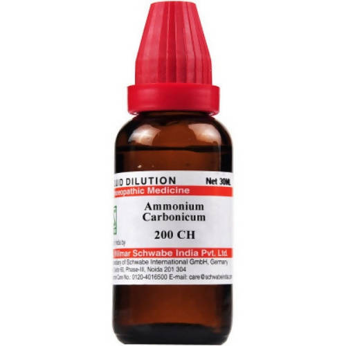 Dr. Willmar Schwabe India Ammonium Carbonicum Dilution - Distacart