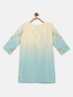 Ahalyaa Multi Crepe Printed Kids Kurta Sharara Sets With Dupatta For Girls