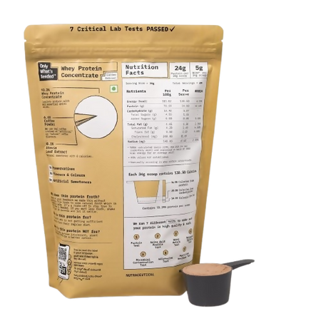 Only What's Needed 24g Whey Protein Concentrate Powder - Coffee