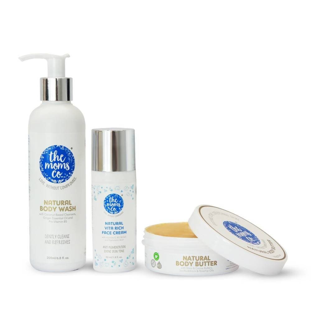 The Moms Co Natural Face & Body Ritual Kit