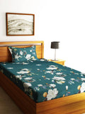 Home Sizzler Unisex Green Bedsheets - Distacart