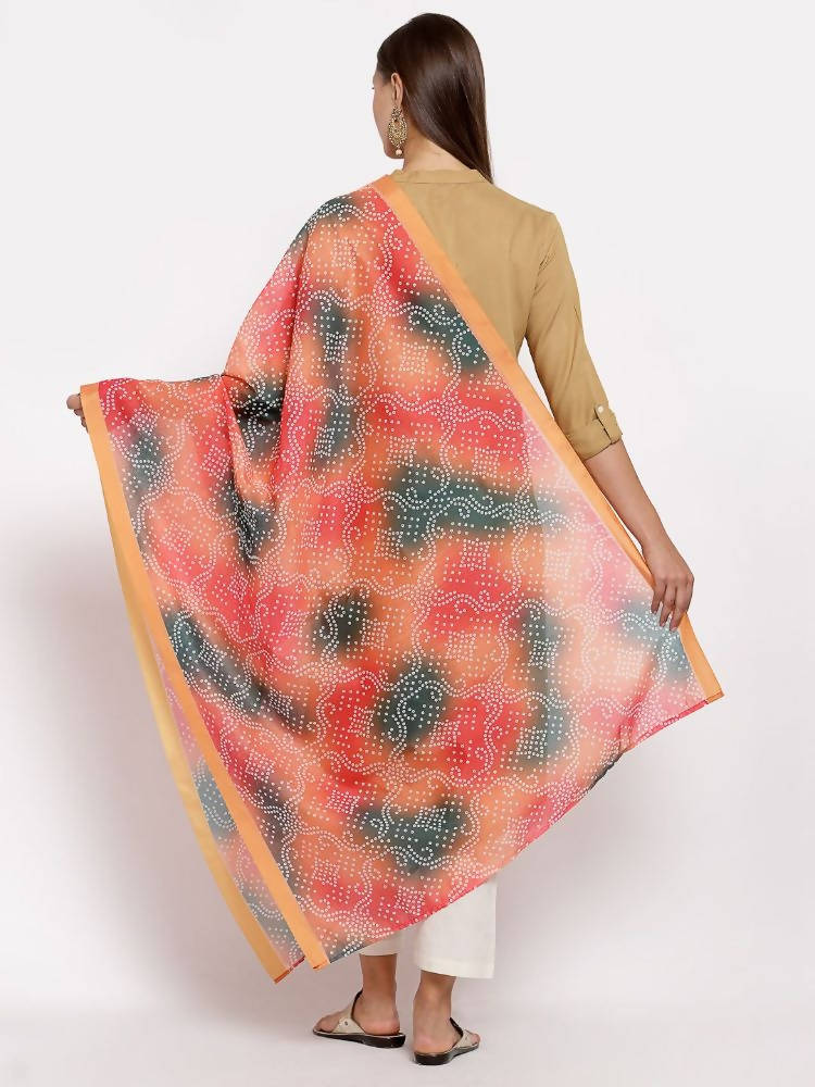 Myshka Women's Beautiful Multi Cotton Print Casual Dupatta