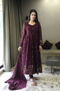 Yash Enterprise Maroon Anarkali Salwar Suit With Mirror And Gota Patti Work - Distacart