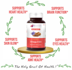 bliss welness heart health omega 3 6 9 softgel capsule 60 each