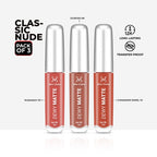 Miss Claire Dewy Matte Lip Combo Set - Classic Nude
