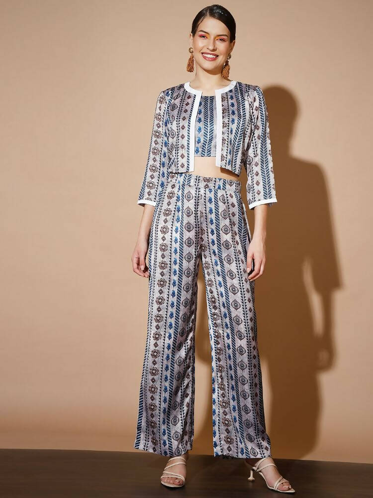 Myshka Multi Printed Co-Ords For Women - Distacart