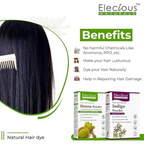 Elecious Naturals Indigo and Henna powder for Black Hair