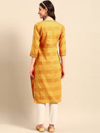 Sangria Embellished Cotton Kurta