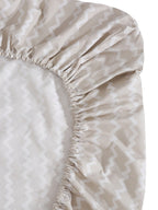 KLOTTHE Abstract-Printed 300TC Fitted King Bedsheet With 2 Pillow Covers - Distacart