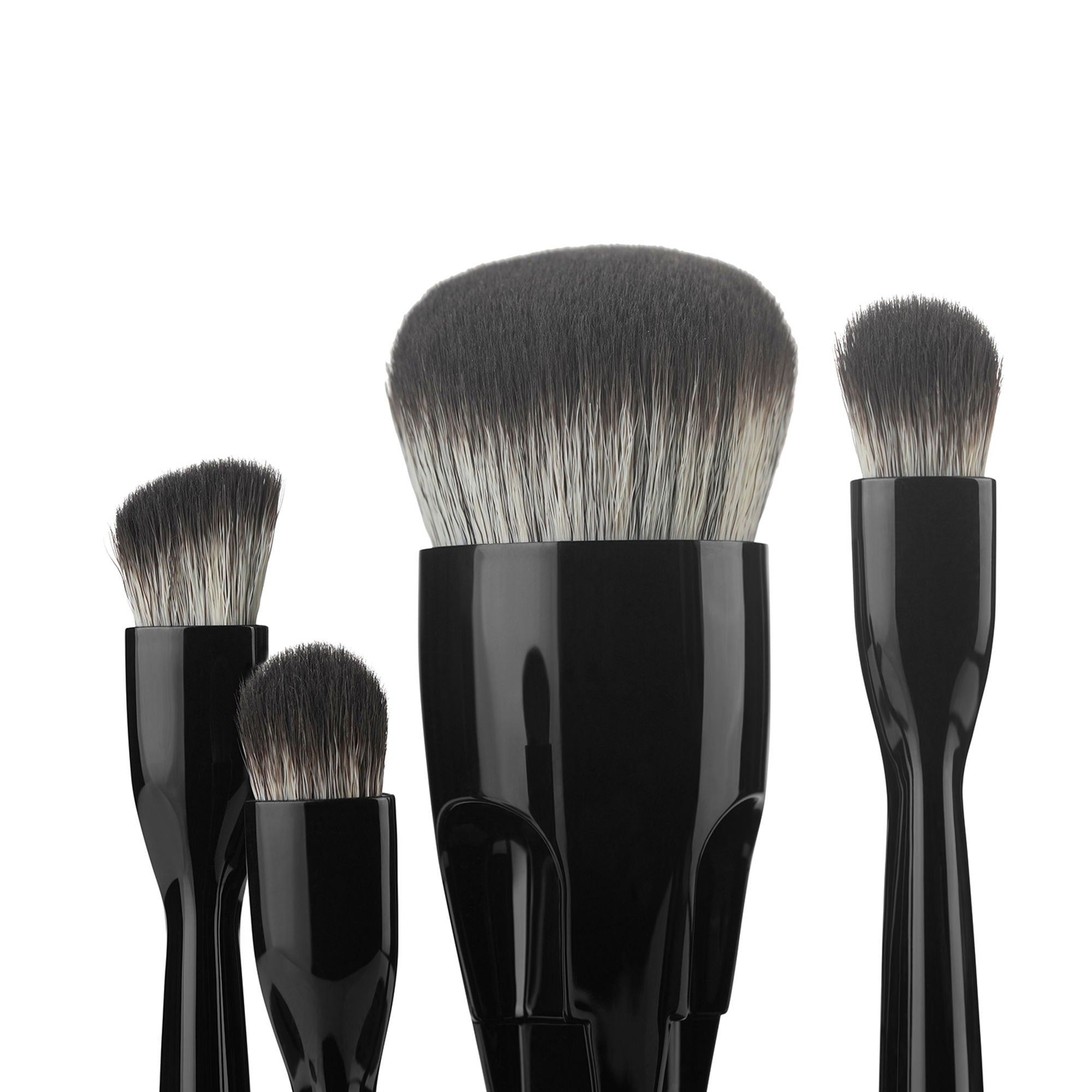 PAC Studio 4-IN-1 Magnetic Makeup Brush - Innovative Compact Handle, Travel Friendly, High Quality Bristles